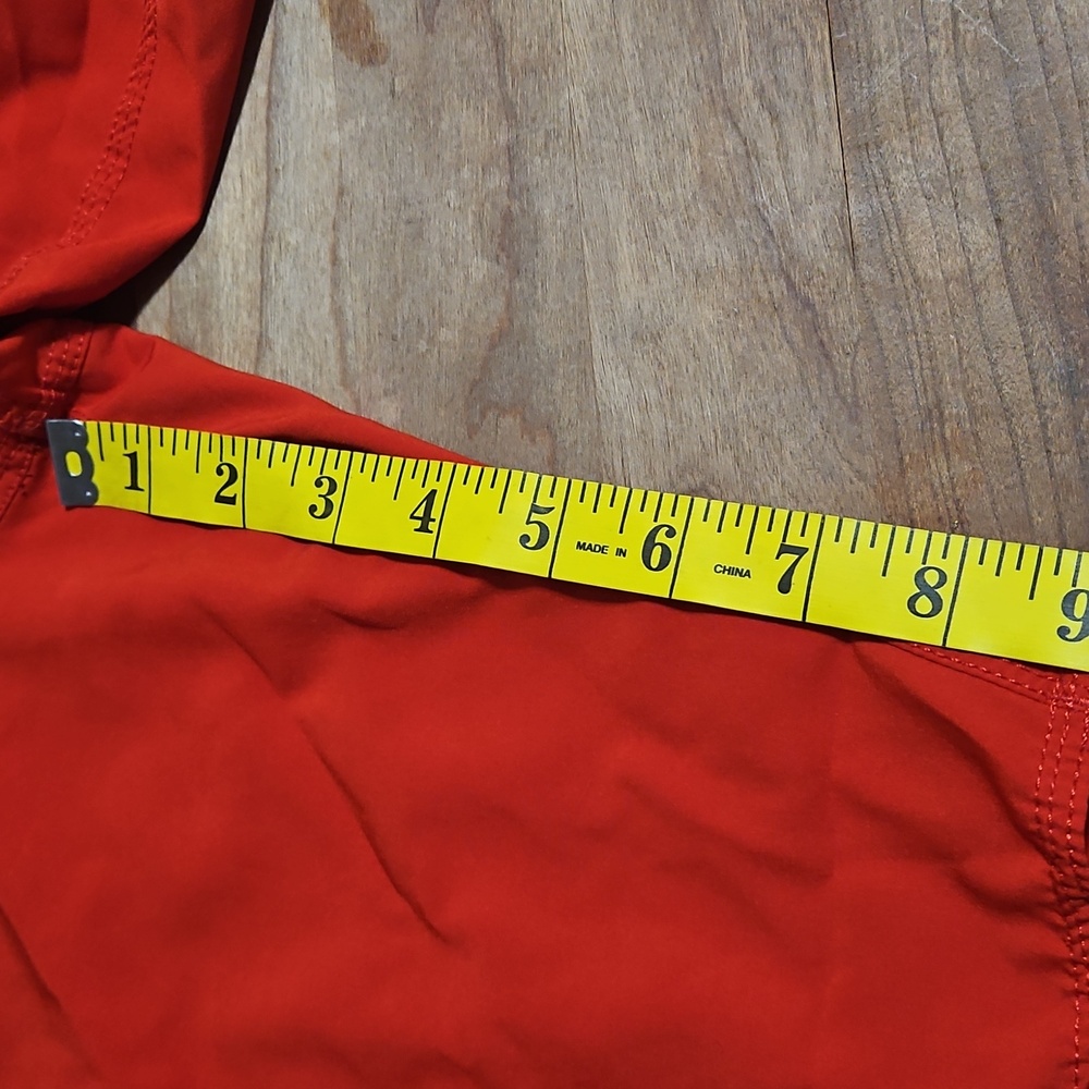 Quiksilver Waterman Red Gray Swim Summer Trunks  Men Size M Pre-Owned Eco Style - Picture 15 of 17